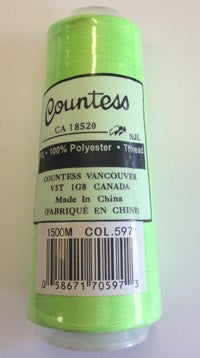 Fil surjeteuse Countess, polyester, 40/2, 1500M