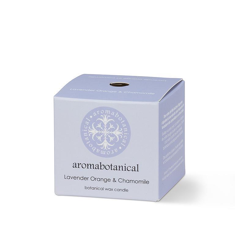 Mini Lavender Orange & Chamomile Candle with Calming Blend by Aromabotanical