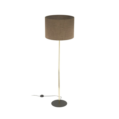 UMBERTO Brown Modern Floor Lamp for Living Room & Bedroom