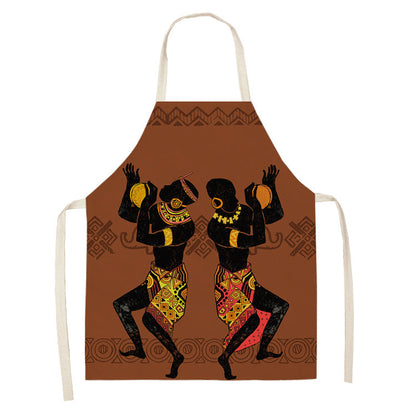 Original Art Apron Foreign Trade Geometry Series Kitchen Housework Apron