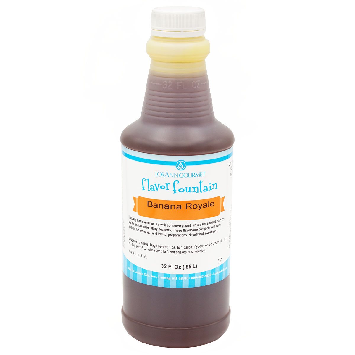 Arôme Banane Royale - 4 oz. - 32 oz. - Arômes pour crèmes glacées et boissons - LorAnn Oils - Distribution canadienne - Livraison gratuite au Canada pour les commandes de plus de 199 CAD