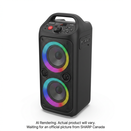 Enceinte de soirée portable SHARP PS-929 180W haute puissance – Bluetooth et étanche IPX4
