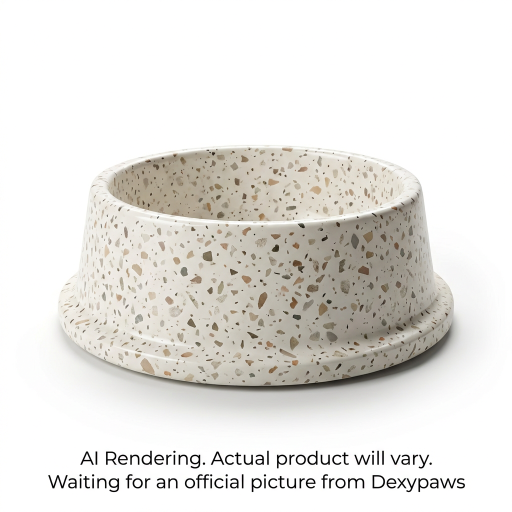 Terrazzo Dog Bowl - 6.3 inches