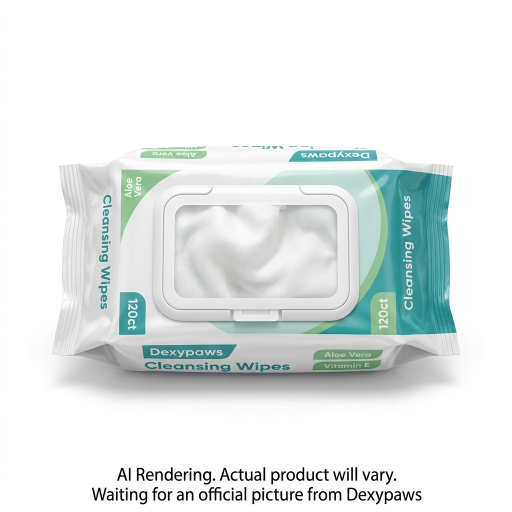 Cleansing Wipes Pouch 120ct - Aloe Vera and Vitamin E