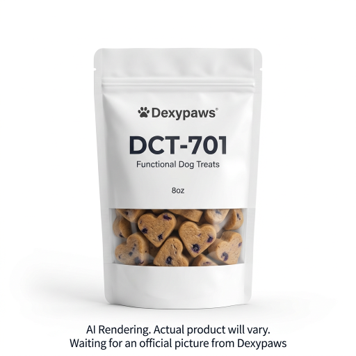 8oz Soft Chewy Dog Treats - Collagen, Peanut Butter & Blueberries