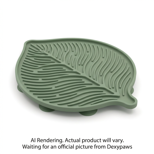 Sage Green Leaf Enrichment Lick Mat