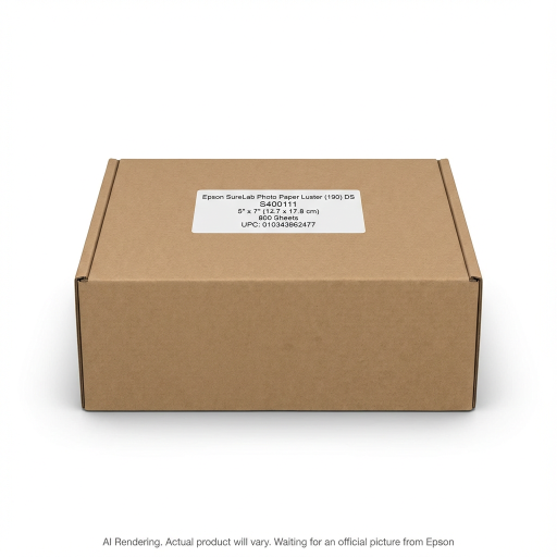 Epson SureLab Paper, Luster (190) DS, 5"X7", 800 she