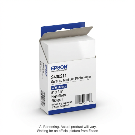 EPSON Mini Lab Photo Paper Gloss 3.5" x 5" 400