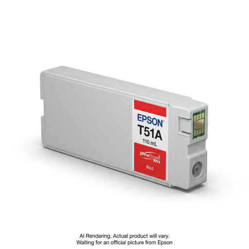 Epson ULTRACHROME XD3 Red Cartridge, 110MLT51AF20