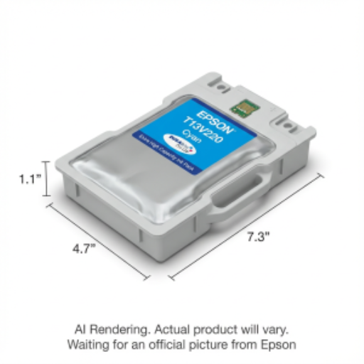 EPSON T13V DURABrite Pro Extra High Capacity Pro Cyan Ink Cartridge / EM-C7100, EP-C7000