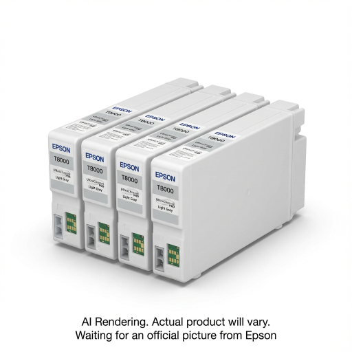 T80000v Epson UltraChrome Pro Light Gray Multi-Pack (4) Ink Cartridge 700 ML