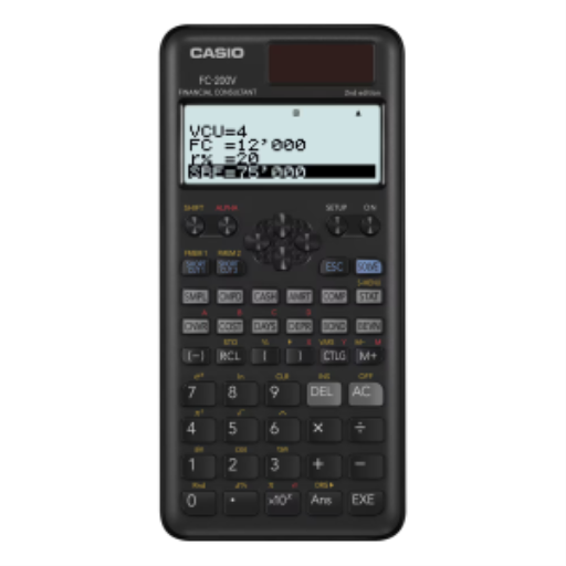 Casio FC-200V Financial Calculator
