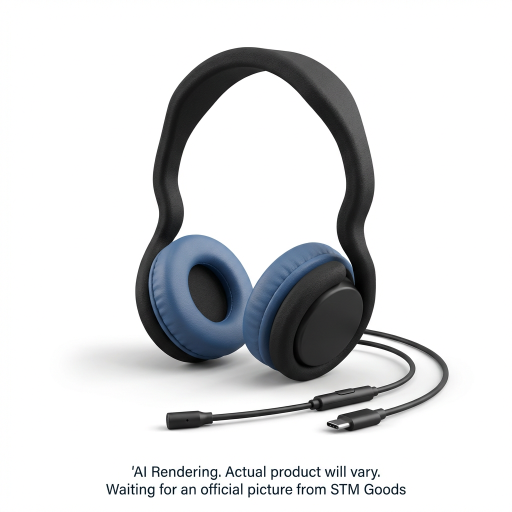 Hear-O Headphones (Usb-C) Com - Black / Blue