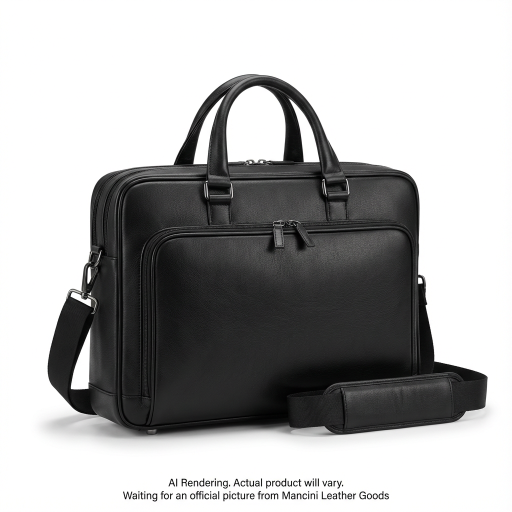 Triple Compartment Briefcase