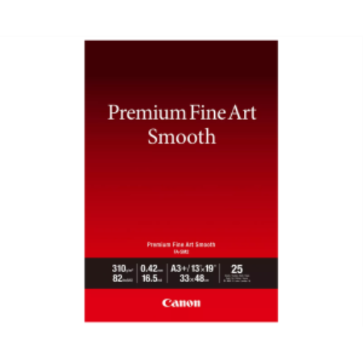 Canon FA-SM2 Premium Fine Art Smooth, A3+/13X19 (25 sheets/pkg)