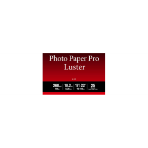 LU-101 17x22 Photo Paper Pro Luster (25 sheets/pkg)