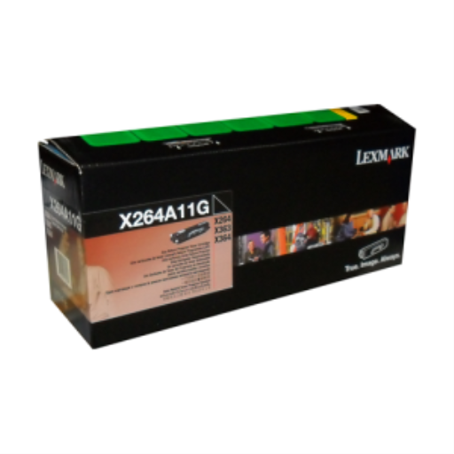 Cartouche de toner Lexmark X264, 363, 364 du programme de retour 3 500 pages Référence : X264A11G