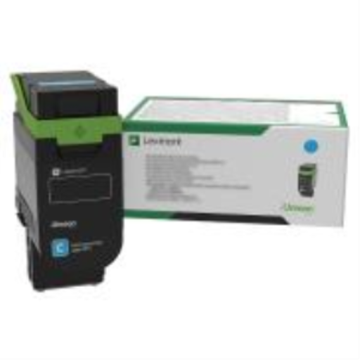Toner Lexmark cyan extra haute capacité du programme de retour C