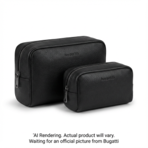 Trousse de Toilette Bugatti, Ensemble de 2 pièces, en PU
