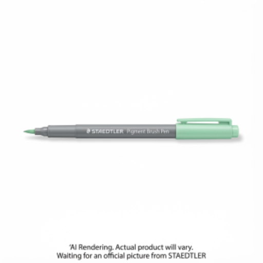 Pigment Brush Pen Pastel Green