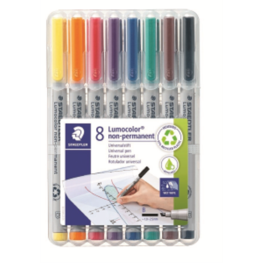 Universal pen Lumocolor non-p B 8pc