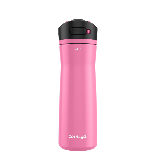 Contigo Ashland Chill 2.0 Stainless Steel Water Bottle with AUTOSPOUT Lid, 24 oz (709 mL), Azalea