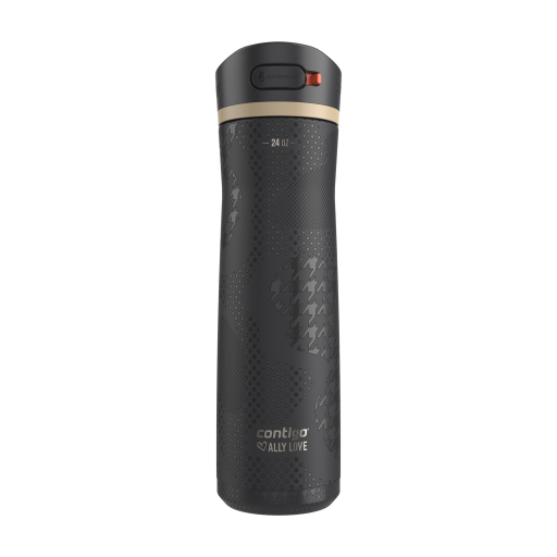 Contigo x Ally Love Ashland Chill 2.0 Stainless Steel Water Bottle with AUTOSPOUT Lid, 24 oz (709 mL), Licorice