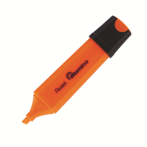 Surligneur liquide Illumina, pointe biseautée, encre orange