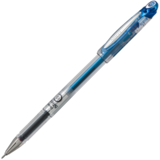 Stylo gel Pentel Arts Slicci (0,25 mm) à pointe extra fine – Encre bleue