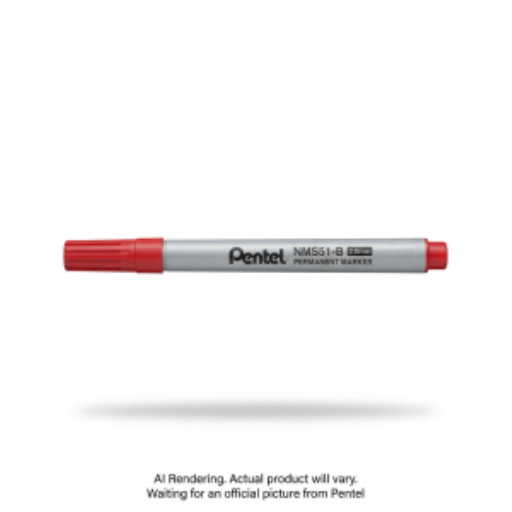 CD-R/DVD-R Permanent Marker (2.0mm), Bullet Tip, Red Ink