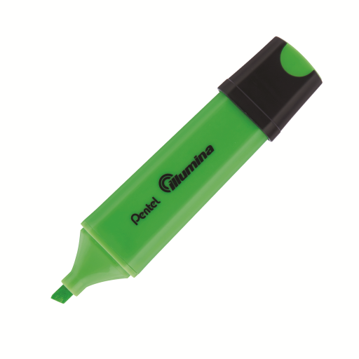 Surligneur liquide Illumina, pointe biseautée, encre vert clair