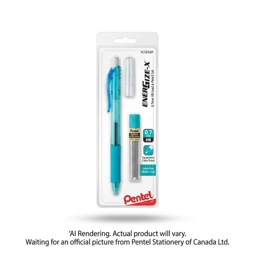 Pentel EnerGize-X Mechanical Pencil Set (0.7mm) with Super Hi-Polymer Refill Lead (C27-HB)