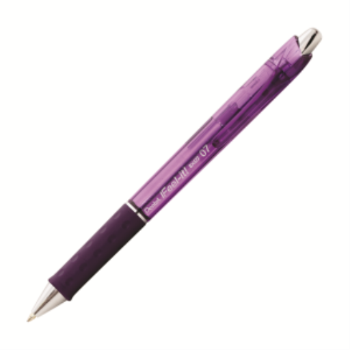 Stylo-bille rétractable Feel-It! (0,7 mm), encre violette