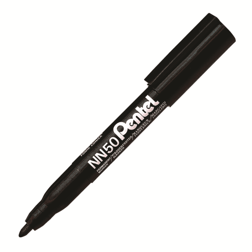 Marqueur permanent Green Label (5,0 mm), pointe ogive, encre noire