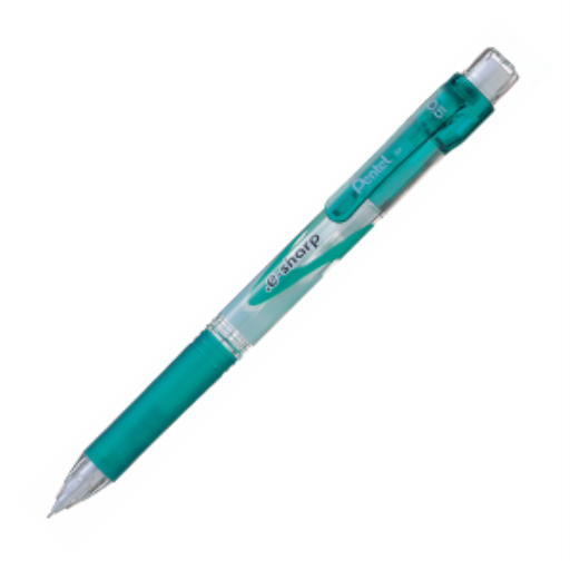 .Crayon mécanique E-Sharp (0,5 mm), touches vertes