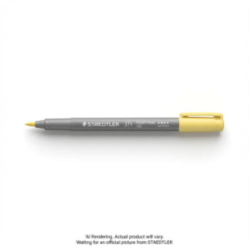 Pigment Brush Pen Pastel Yellow