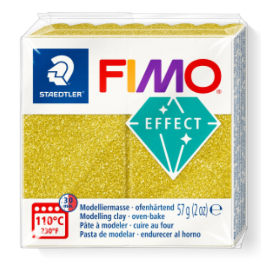 Modelling Clay Fimo Effect Gold Glitter 57g (2 oz)
