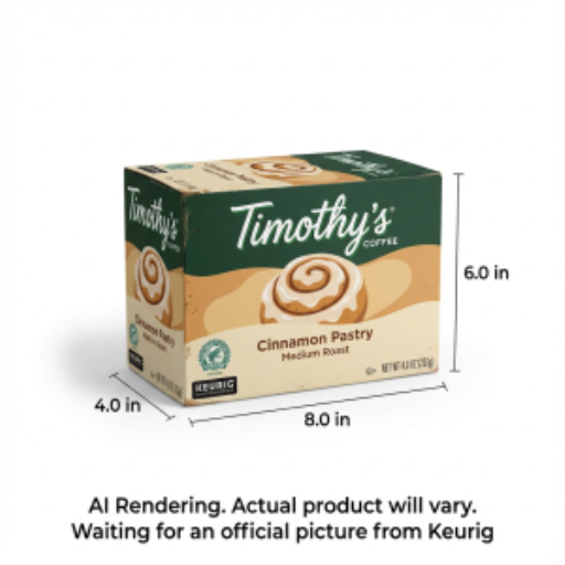 Café Timothy's en dosette individuelle – Timy Kc Rs Pâtisserie Cannelle Rôti Moyen N 24 unités SL