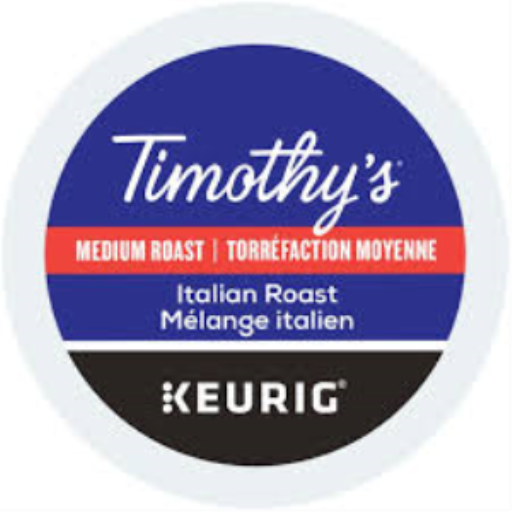 COFFEE-TIMOTHY'S ITALIAN BLEND 70.8G DARK ROAST-21177 24/BX