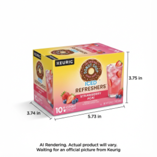 Café Donut Shop à dose unique - Dshp Kcup Rafraîchissant Fraise 10ct Ca