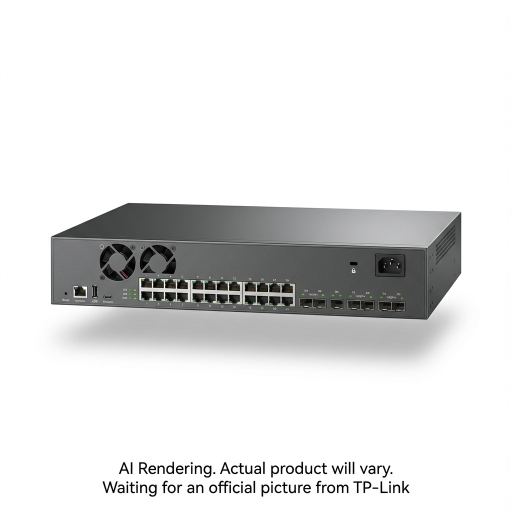 Omada 24-Port 10GBASE-T L2+ Managed Switch with 8 10GE SFP+ Slots