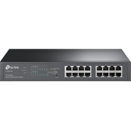 JetStream? Commutateur PoE intelligent Easy Smart de bureau/rackable à 16 ports Gigabit