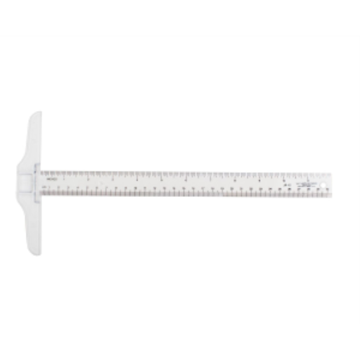 30cm/12” Plastic T-Square / Équerre en T de 30cm/ 12 po po en plastique