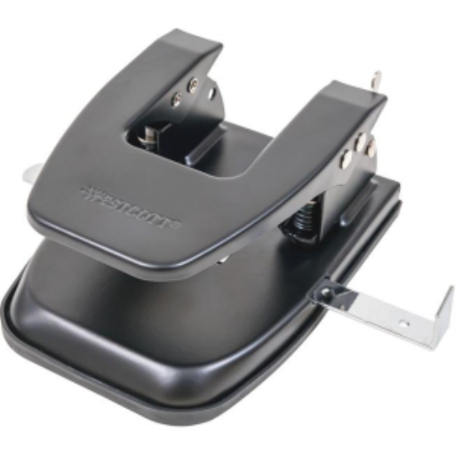 2 Hole Punch Adjustable – Black / 
Perforateur à deux trous - Réglable – noir
