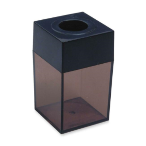 Smoke Bottom, Black Top - Carded / 
Dessus noir – récipient « fumé » - emballage sur carte