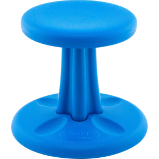 Kore Wobble Stool 30cm, Blue