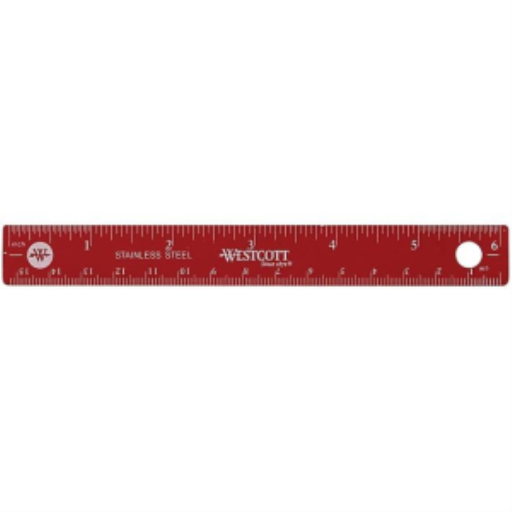 15cm/6" – Inch/Metric, Assorted Colours / 
15cm/6 po – pouces/métrique - couleurs assorties