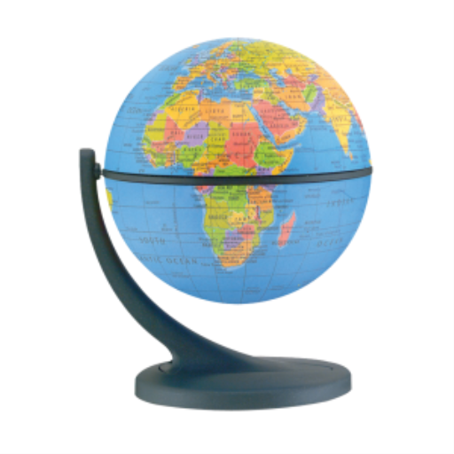 Replogle Wonderglobe 4.3"/10.9Cm Diameter Blue Ocean Desk Globe (English)