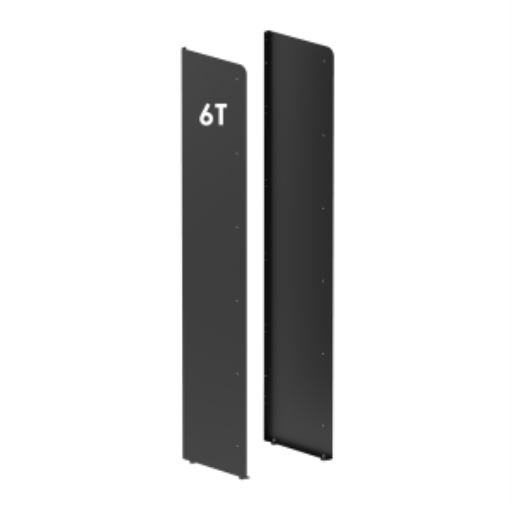 (CUSMA form attached) Rakabot Titan 6 Tier  powder coated side panel MATE BLACK