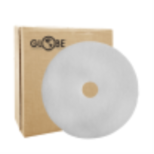 13"  White Super Polish Floor Pad